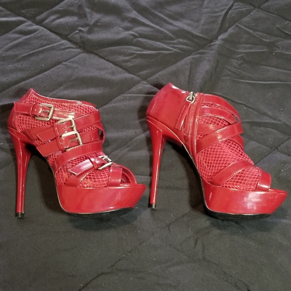 Bebe peep toe bootie heel - Picture 2 of 6